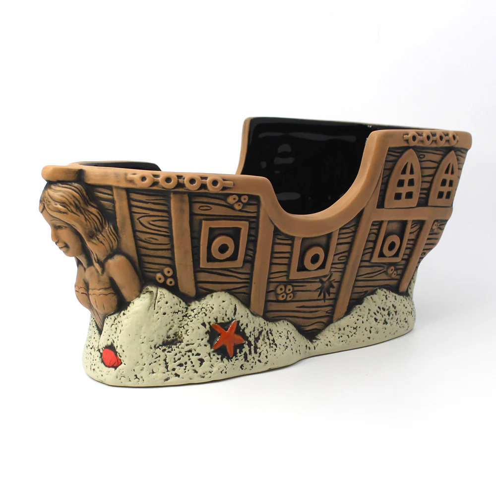 Ship & Siren Boat Tiki Bowl
