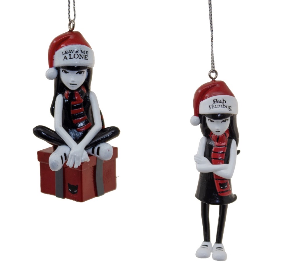 Emily the Strange Christmas Ornaments