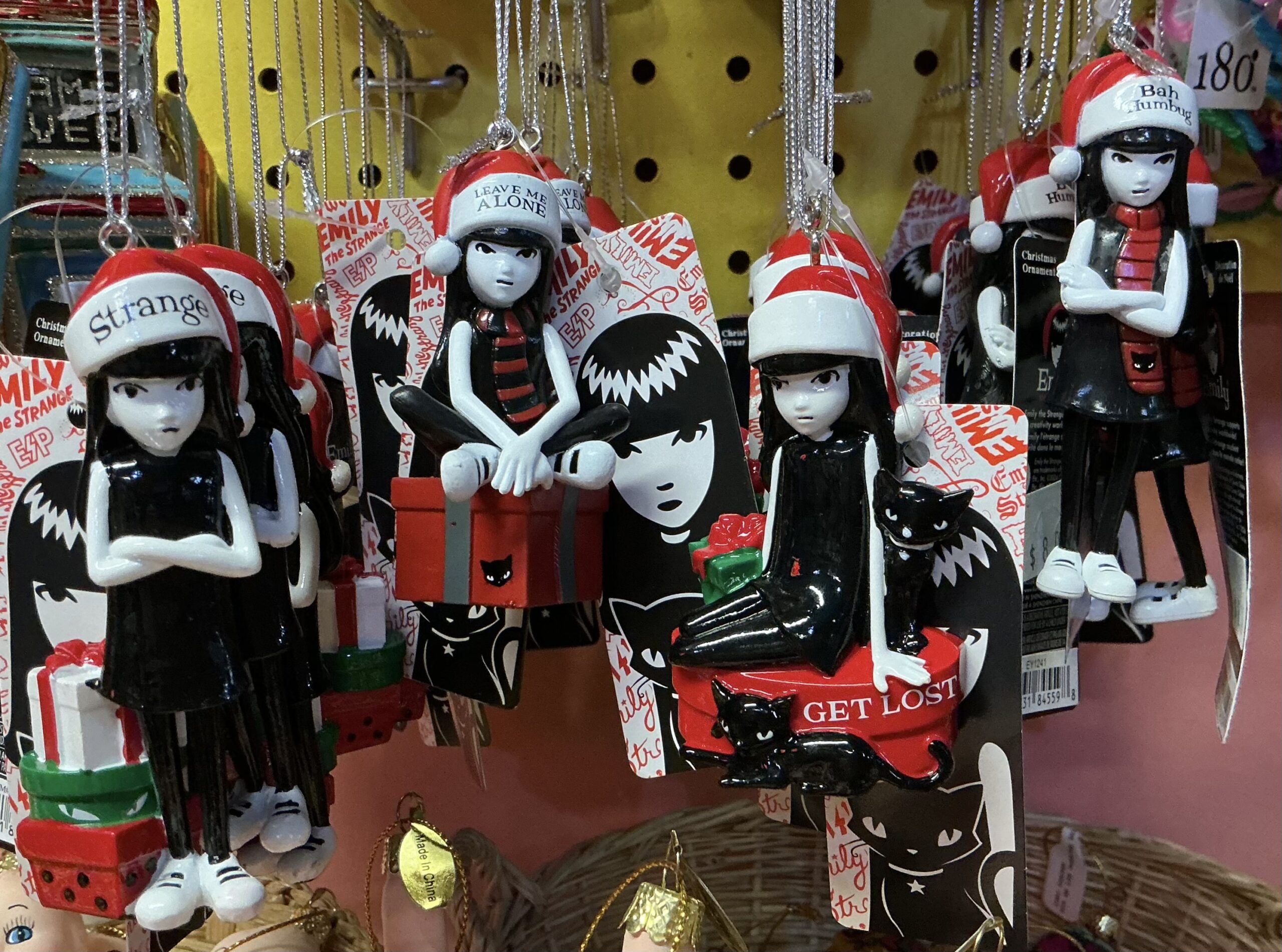 Emily the Strange Christmas Ornaments