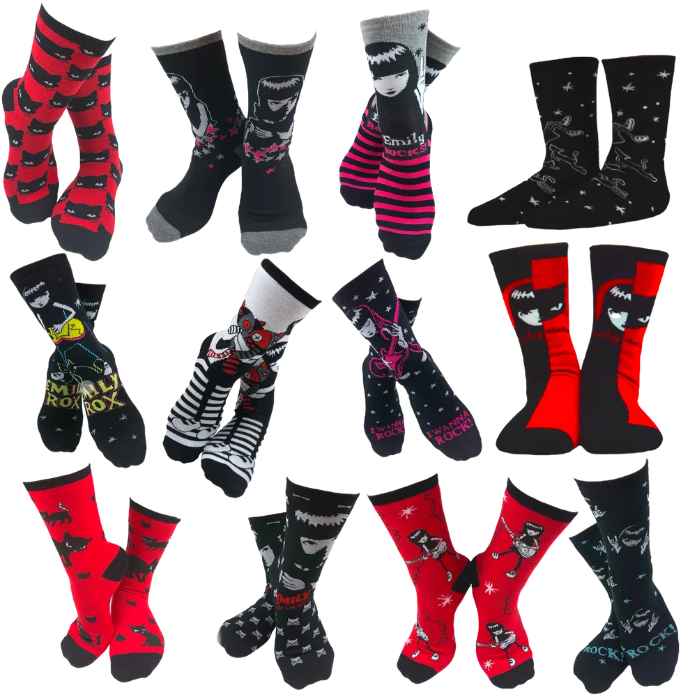 Emily the Strange 12 Socks Gift Set Box 1