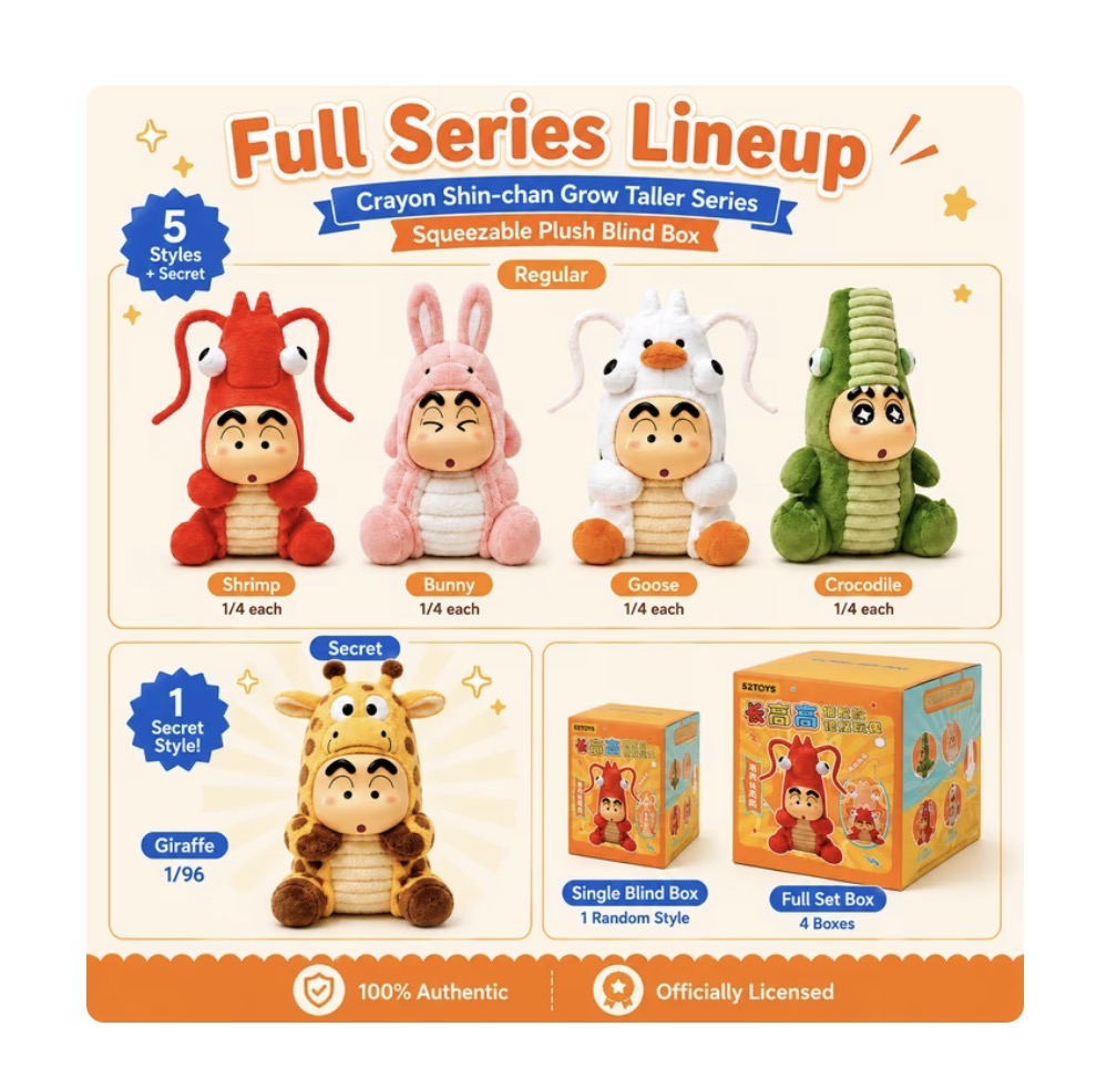 Crayon Shinchan Growing Fun Blind Box