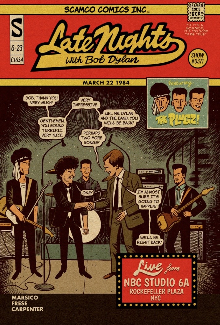 Late Night with Bob Dylan Comic